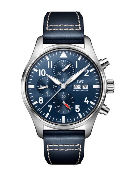 iwc 378003|IWC Schaffhausen Pilot's Watch Chronograph (IW378003).